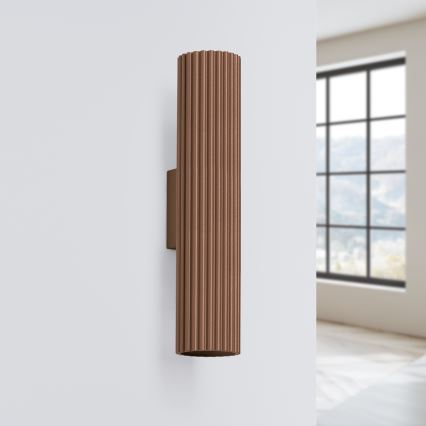 Brilagi - LED zidna svetiljka CRESTO 2xGU10/10W/230V 30 cm braon