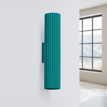 Brilagi - LED zidna svetiljka CRESTO 2xGU10/10W/230V 30 cm tirkizna