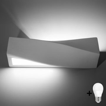 Brilagi -  LED zidna svetiljka KERRY 1xE27/7,5W/230V keramika/bela