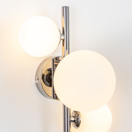 Brilagi - LED zidna svetiljka MILLA 3xG9/3W/230V crni hrom/bela