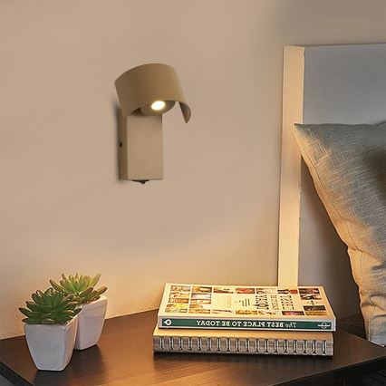 Brilagi - LED zidna svetiljka VASTO LED/3W/230V bež