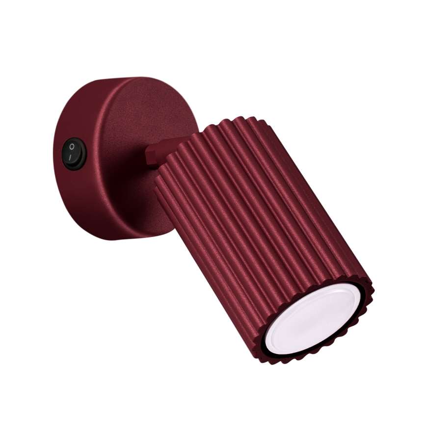 Brilagi - LED zidni spot CRESTO 1xGU10/10W/230V bordo