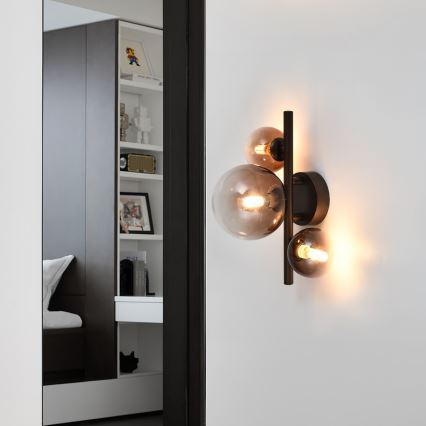 Brilagi - LED zidno rasvetno telo MILLA 3xG9/3W/230V braon/zadimljeno braon
