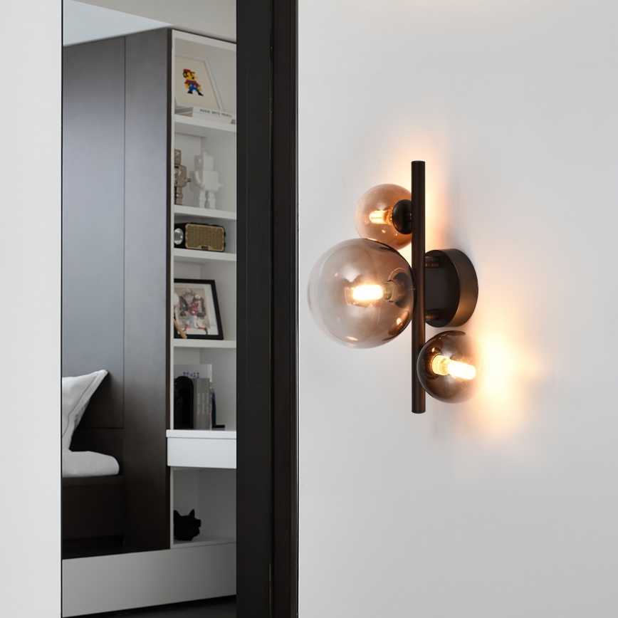 Brilagi - LED zidno rasvetno telo MILLA 3xG9/3W/230V braon/zadimljeno braon