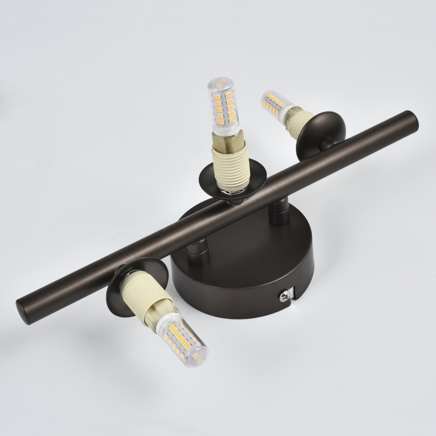 Brilagi - LED zidno rasvetno telo MILLA 3xG9/3W/230V braon/zadimljeno braon
