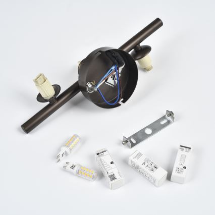 Brilagi - LED zidno rasvetno telo MILLA 3xG9/3W/230V braon/zadimljeno braon