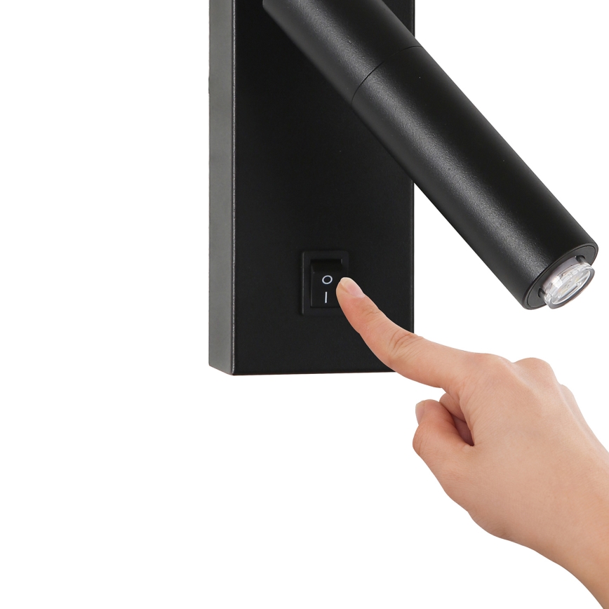 Brilagi - LED zidno reflektorsko svetilo MAYA 1xG9/7W/230V crna