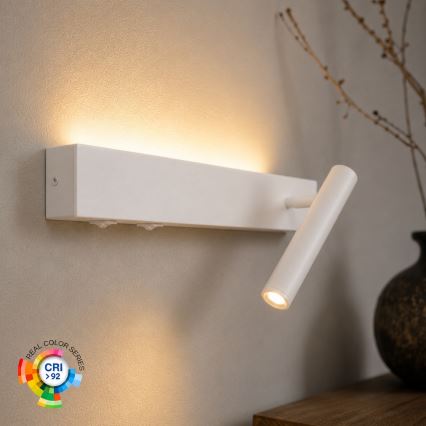 BRILAGI - LED zidno reflektorsko svjetlo ARLIX LED/3W/230V + LED/7W, belo, CRI 90