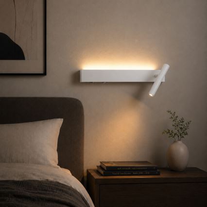 BRILAGI - LED zidno reflektorsko svjetlo ARLIX LED/3W/230V + LED/7W, belo, CRI 90