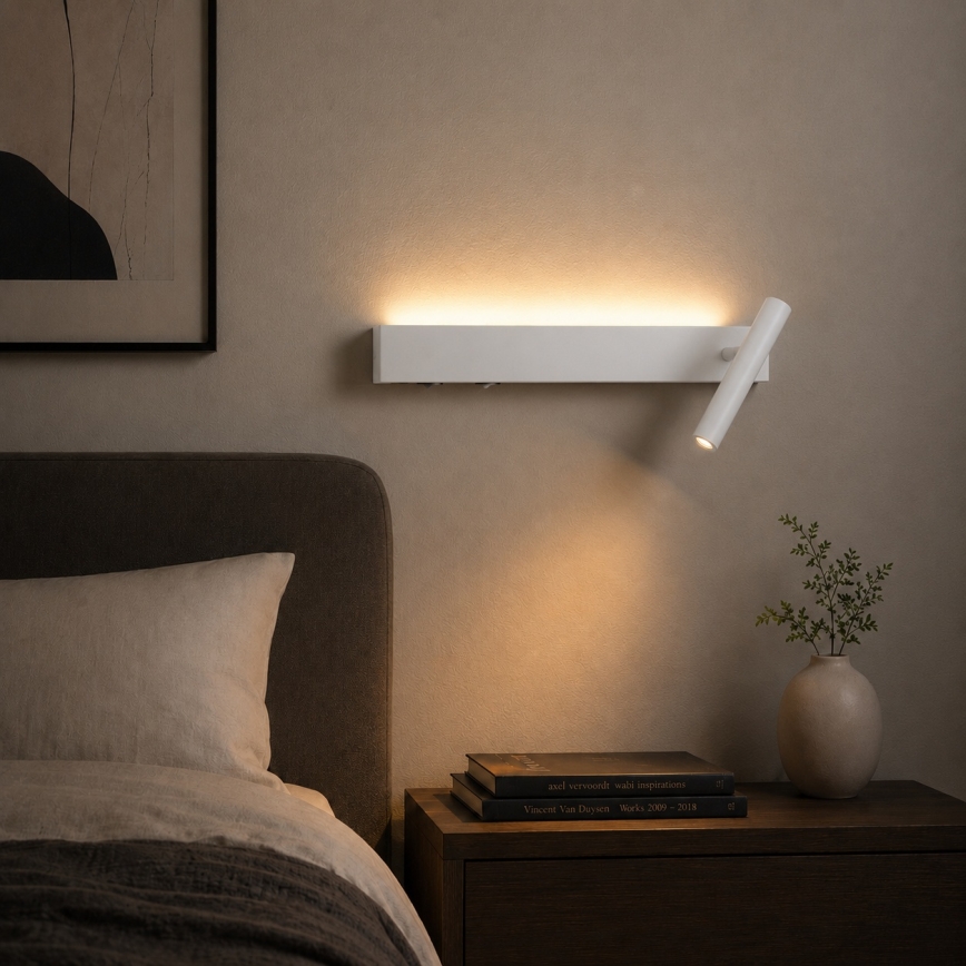 BRILAGI - LED zidno reflektorsko svjetlo ARLIX LED/3W/230V + LED/7W, belo, CRI 90