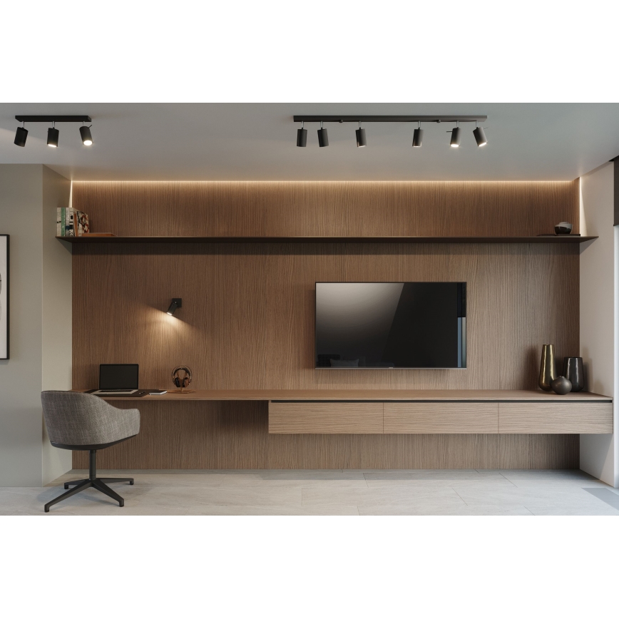 Brilagi - LED zidno spot svetlo ASMUS 1xGU10/7W/230V crna