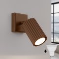 Brilagi - LED zidno spot svetlo CRESTO 1xGU10/10W/230V braon