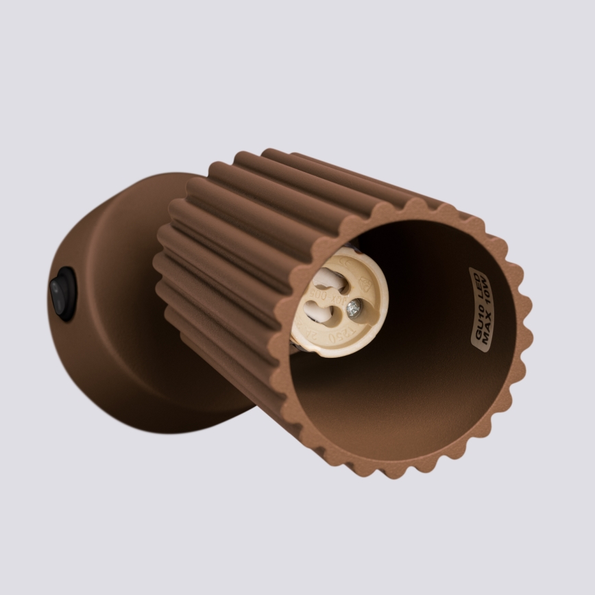 Brilagi - LED zidno spot svetlo CRESTO 1xGU10/10W/230V braon