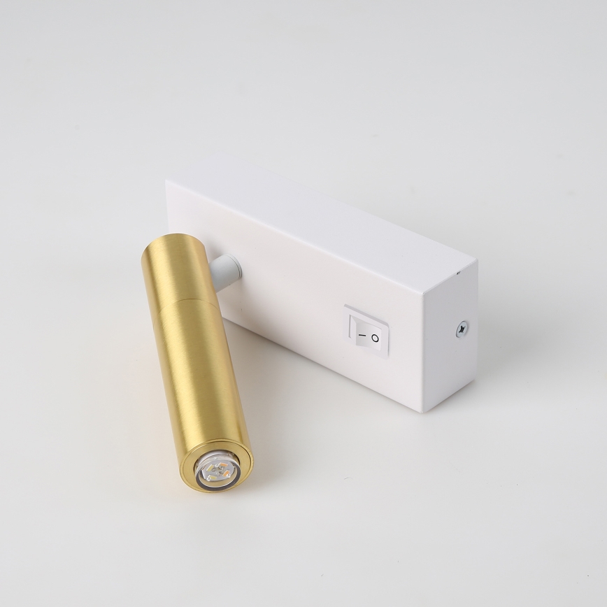 Brilagi - LED zidno spot svetlo MAYA 1xG9/7W/230V belo/zlatno