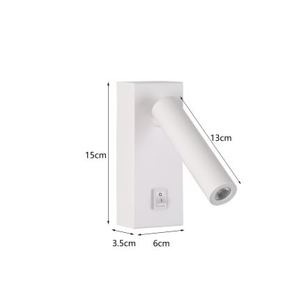 Brilagi - LED zidno spot svetlo MAYA LED/3W/230V 4000K bela