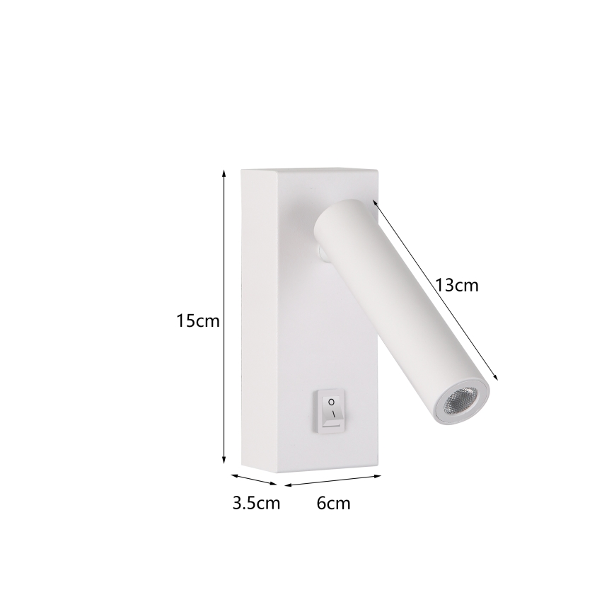 Brilagi - LED zidno spot svetlo MAYA LED/3W/230V 4000K bela