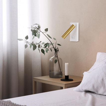 Brilagi - LED zidno spot svetlo MAYA LED/3W/230V 4000K bela/zlatna