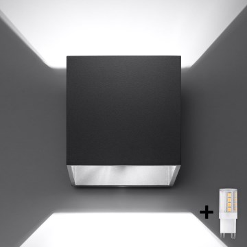 Brilagi - LED zidno spot svetlo MURO 1xG9/4W/230V crna