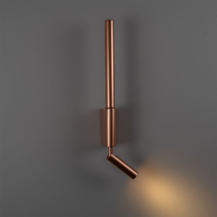 BRILAGI - LED zidna reflektorska svetiljka VIXON LED/3W/230V + LED/5W bronzana CRI 90