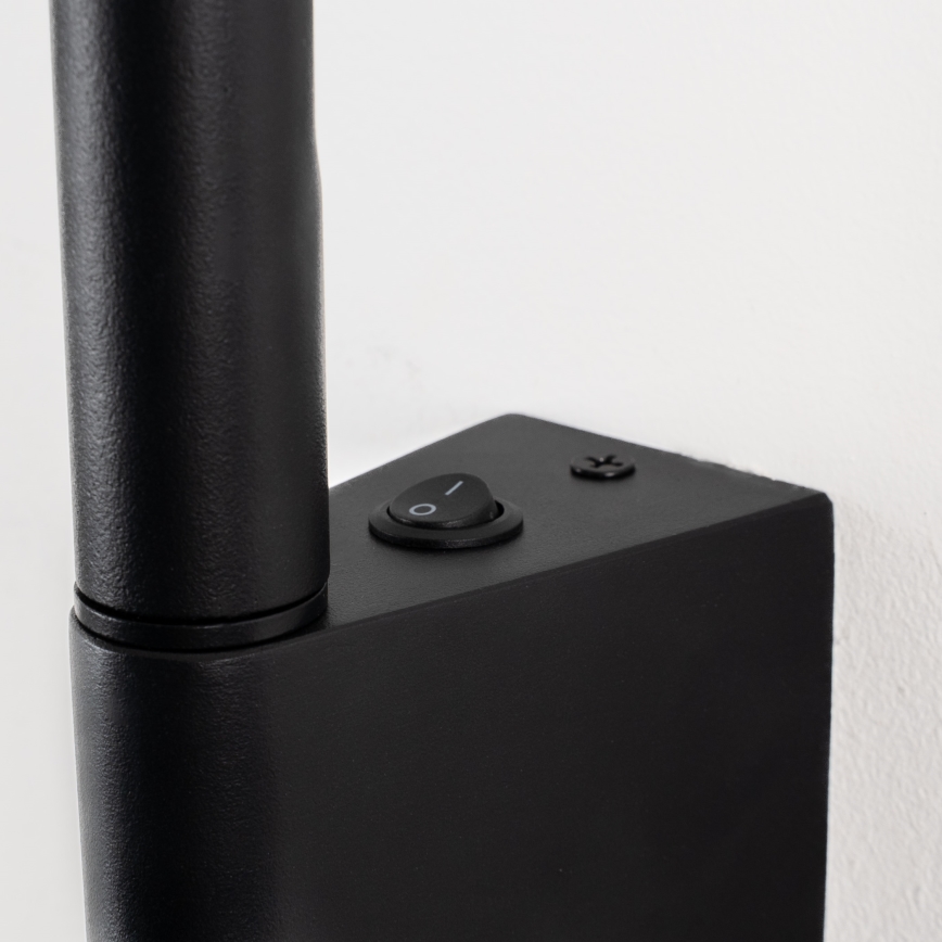 BRILAGI - LED zidno spot svetlo VIXON LED/3W/230V + LED/5W crna CRI 90