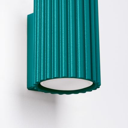 Brilagi - LED zidno svetilo CRESTO 1xGU10/10W/230V 10 cm tirkizno