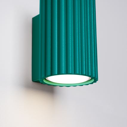 Brilagi - LED zidno svetilo CRESTO 1xGU10/10W/230V 10 cm tirkizno
