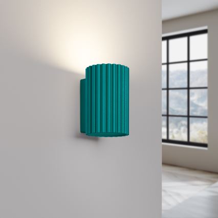 Brilagi - LED zidno svetilo CRESTO 1xGU10/10W/230V 10 cm tirkizno
