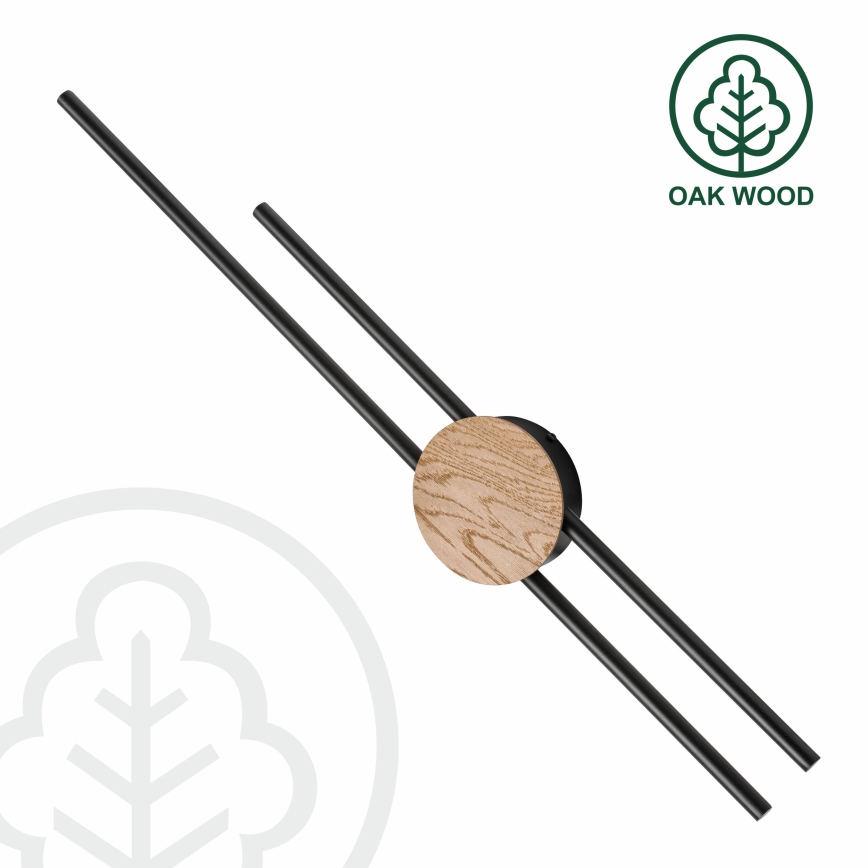 Brilagi - LED zidno svetilo WOODY COLLINE LED/15W/230V 80 cm hrast