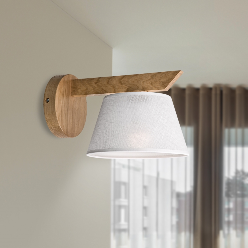 Brilagi - LED zidno svetlo ANTHONY 1xE14/40W/230V hrast/bela
