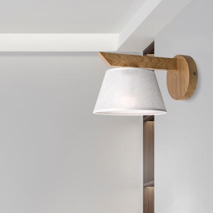 Brilagi - LED zidno svetlo ANTHONY 1xE14/40W/230V hrast/bela