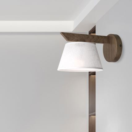Brilagi - LED zidno svetlo ANTHONY 1xE14/40W/230V hrast-orah/bela