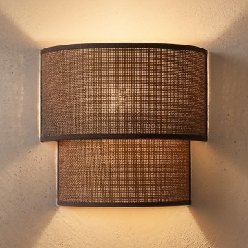 Brilagi - LED zidno svetlo BOHO ECO 1xE27/10W/230V braon