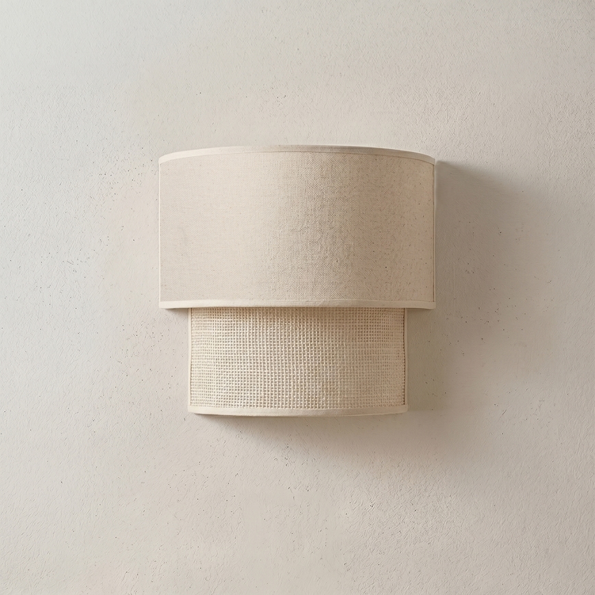 Brilagi - LED zidno svetlo BOHO ECO 1xE27/10W/230V krem