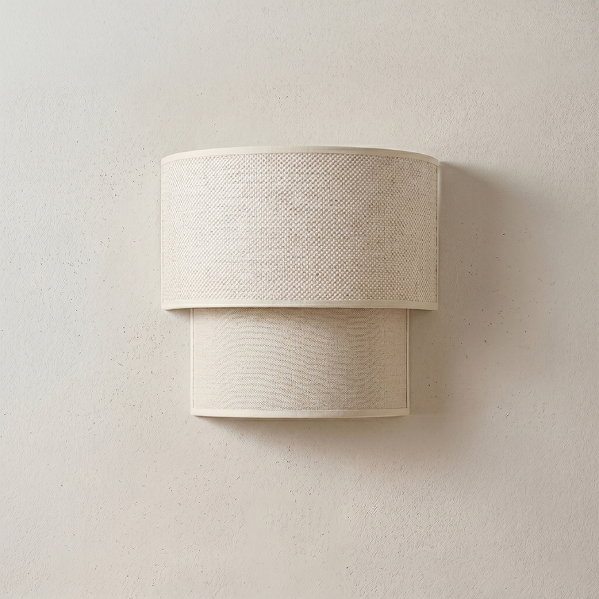 Brilagi - LED zidno svetlo BOHO ECO 1xE27/10W/230V krem