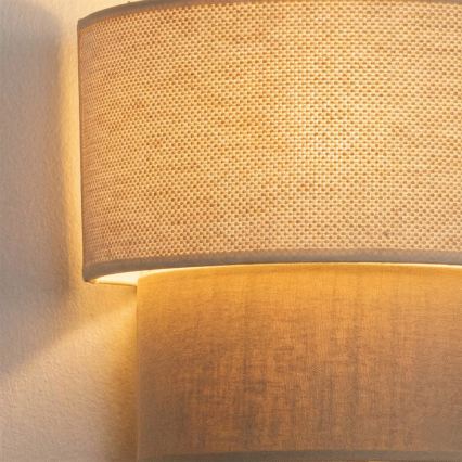 Brilagi - LED zidno svetlo BOHO ECO 1xE27/10W/230V krem
