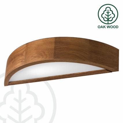 BRILAGI - LED zidno svetlo CARVALHO 1xE27/15W/230V hrast trešnja