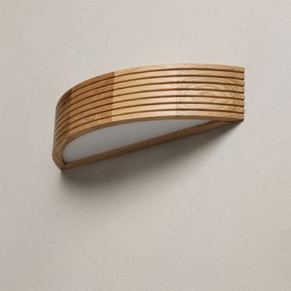 Brilagi - LED zidno svetlo CARVALHO MODERN 1xE27/60W/230V hrast