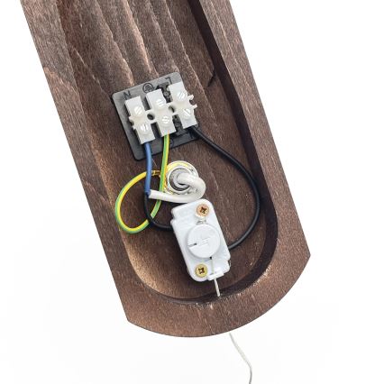 Brilagi - LED zidno svetlo COTTAGE 1xE14/40W/230V buk/braon