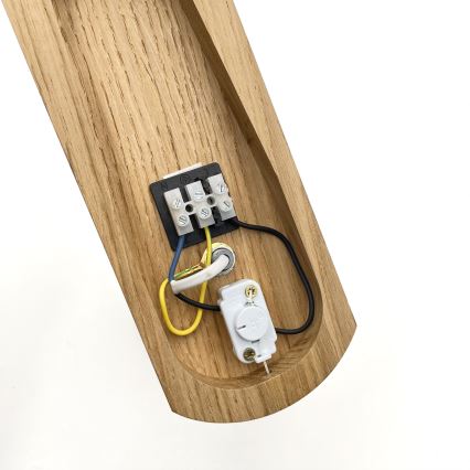 Brilagi - LED zidno svetlo COTTAGE 1xE14/40W/230V hrast/braon