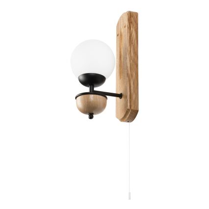 Brilagi - LED zidno svetlo COTTAGE 1xG9/40W/230V hrast/bela