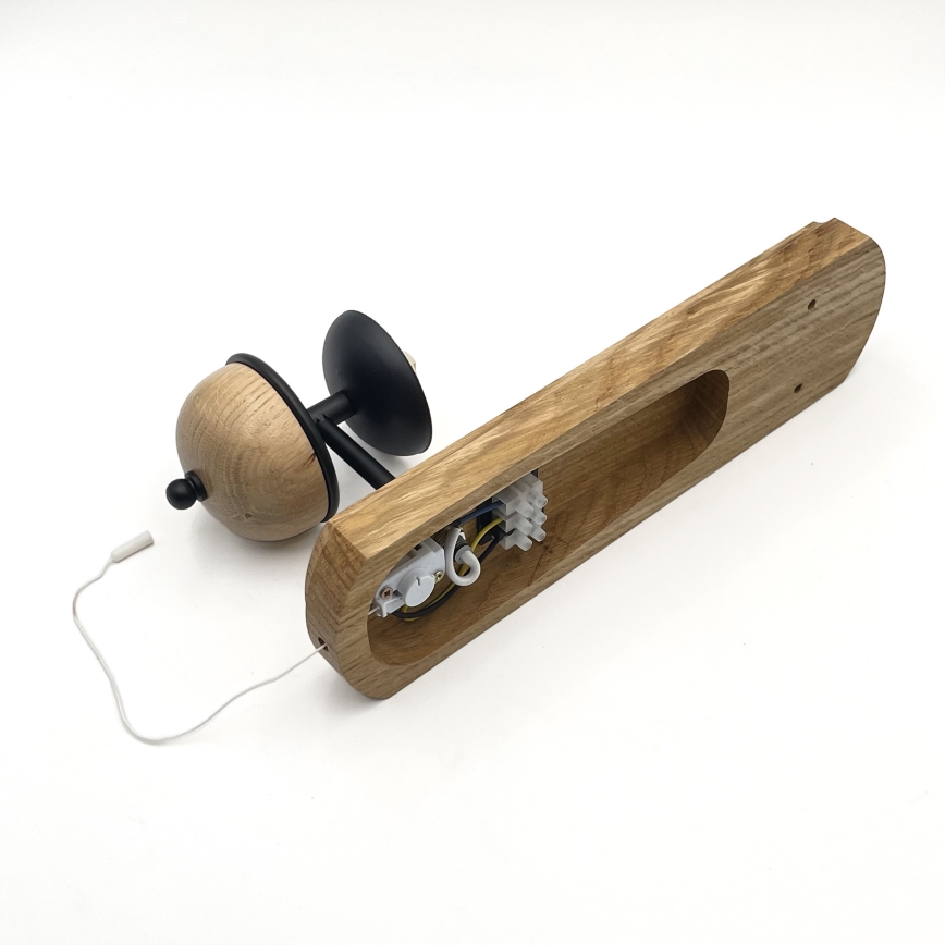 Brilagi - LED zidno svetlo COTTAGE 1xG9/40W/230V hrast/bela