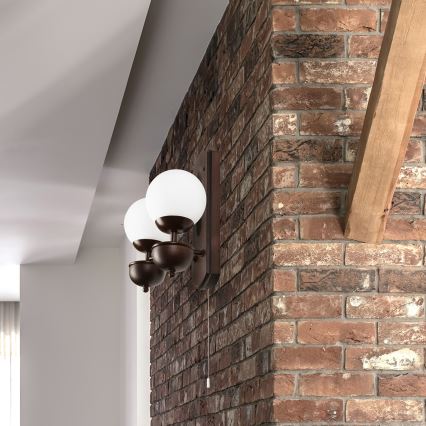 Brilagi - LED zidno svetlo COTTAGE 2xG9/40W/230V buk/bela