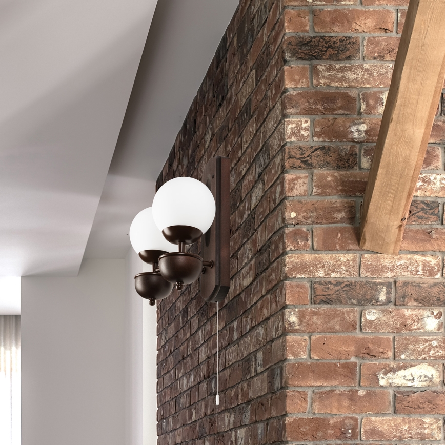 Brilagi - LED zidno svetlo COTTAGE 2xG9/40W/230V buk/bela