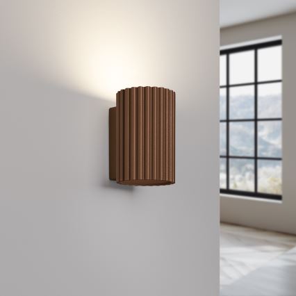 Brilagi - LED zidno svetlo CRESTO 1xGU10/10W/230V 10 cm braon