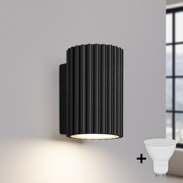 Brilagi - LED zidno svetlo CRESTO 1xGU10/10W/230V 10 cm crno