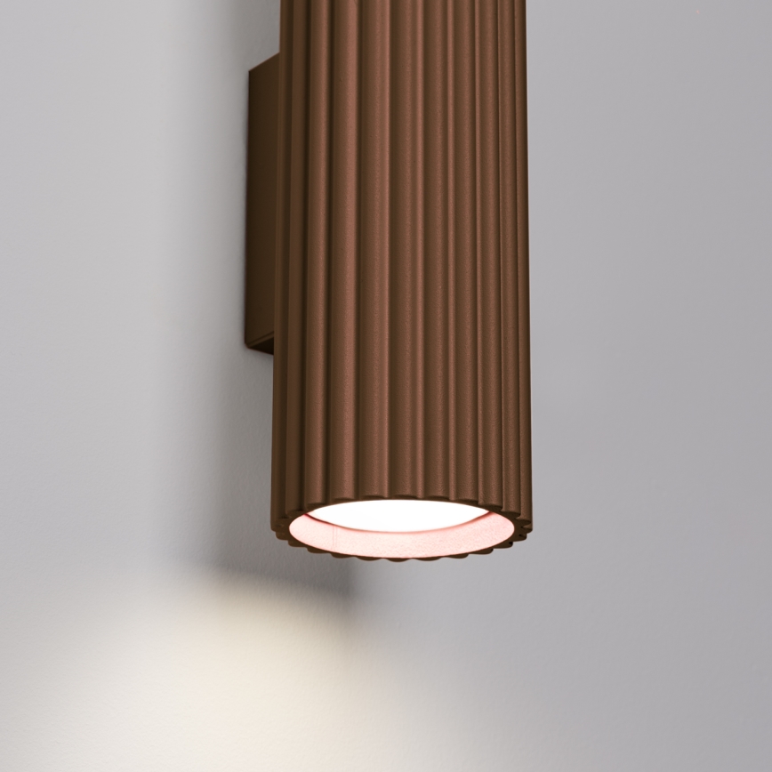 Brilagi - LED zidno svetlo CRESTO 2xGU10/10W/230V 20 cm braon
