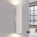 Brilagi - LED zidno svetlo CRESTO 2xGU10/10W/230V 30 cm krem