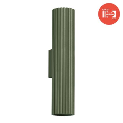 Brilagi - LED zidno svetlo CRESTO 2xGU10/10W/230V 30 cm zeleno