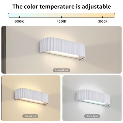 BRILAGI - LED zidno svetlo FALCON MODERN LED/10W/230V 30 cm 3000/4500/6000K bela