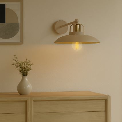 Brilagi - LED Zidno svetlo FLAMENGO 1xE27/60W/230V bež